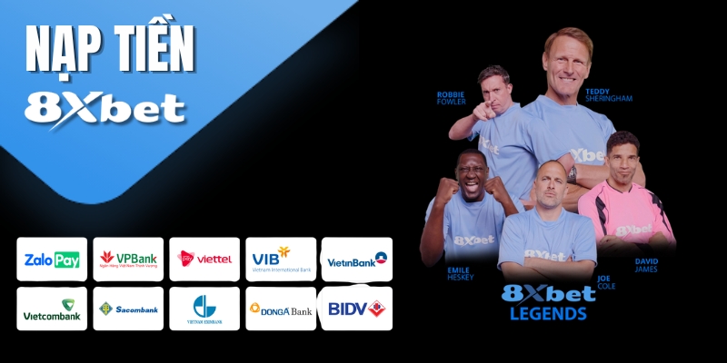 Cách Nạp Tiền 8XBET Chi Tiết Từ A - Z Cho Thành Viên Mới
